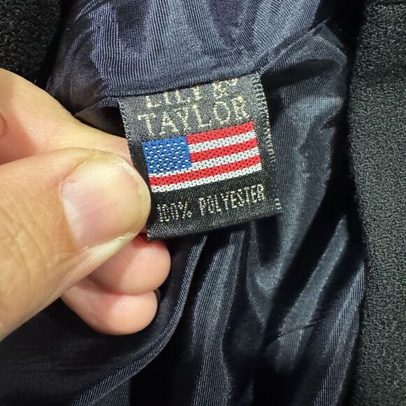 Vintage Lily & Taylor Women’s Plus Blazer Jacket sz 22W Career Formal # E841-K - Picture 7 of 7